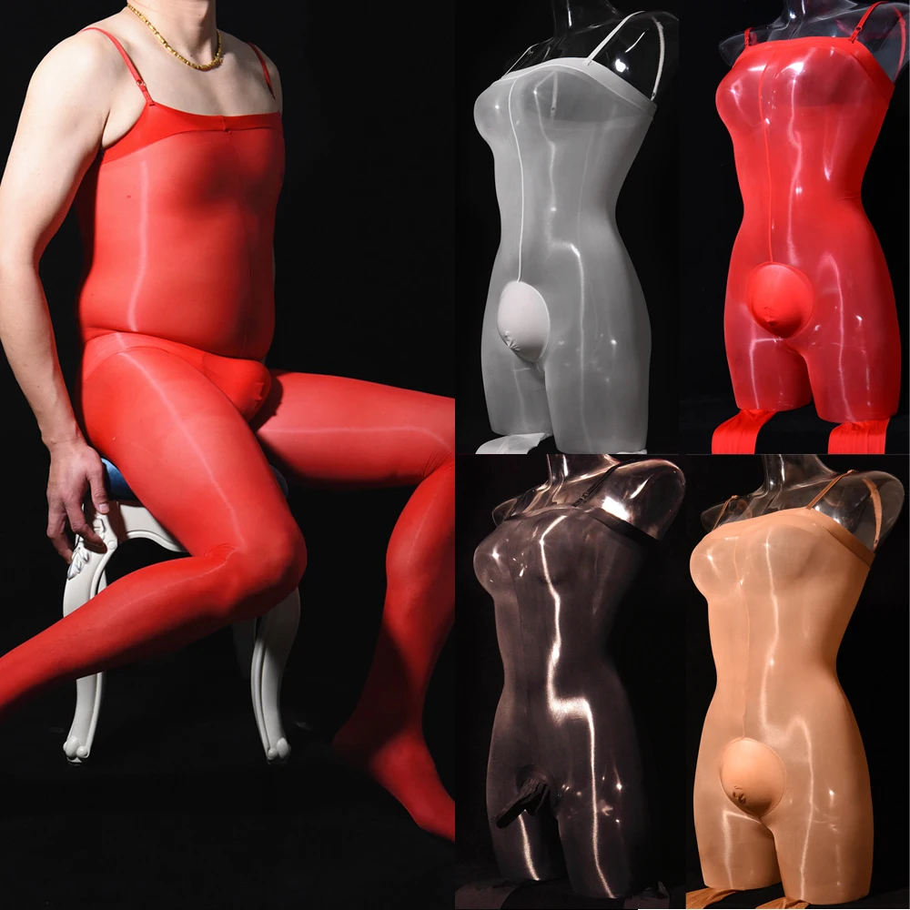 

Men Sexy Underwear Suspender Bodystocking Adjustable Strap Transparent Bodysuit Erotic Lingerie Sling Transparent Suit Seamless