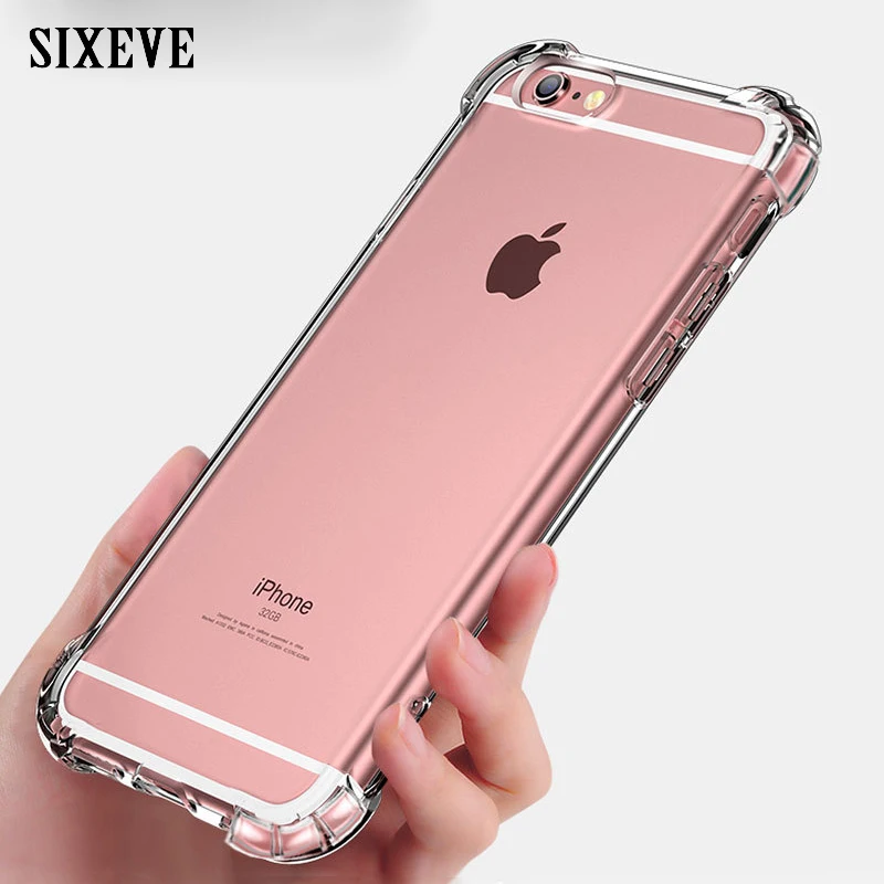 Clear Silicone Soft Phone Case For iPhone 11 Pro Xs Max XR X 6 s 6s 7 8 Plus 6Plus 6sPlus 7Plus 8Plus Shockproof TPU Back Cover |