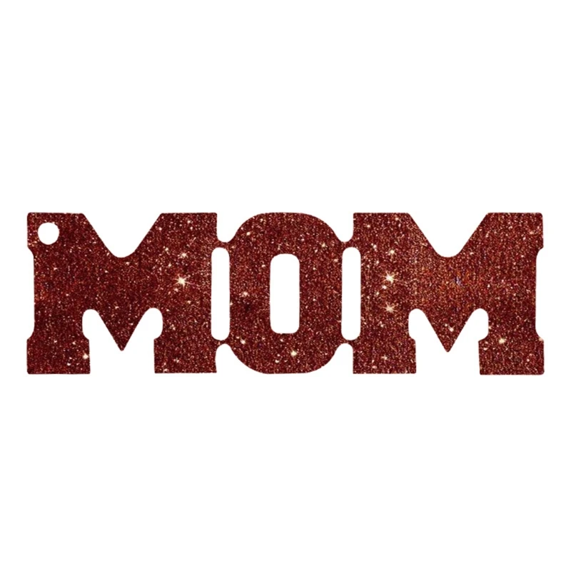 

Mom Dad Resin Mold Letter Mother's Father's Day Keychain Pendant Resin Mold Tool C7AE