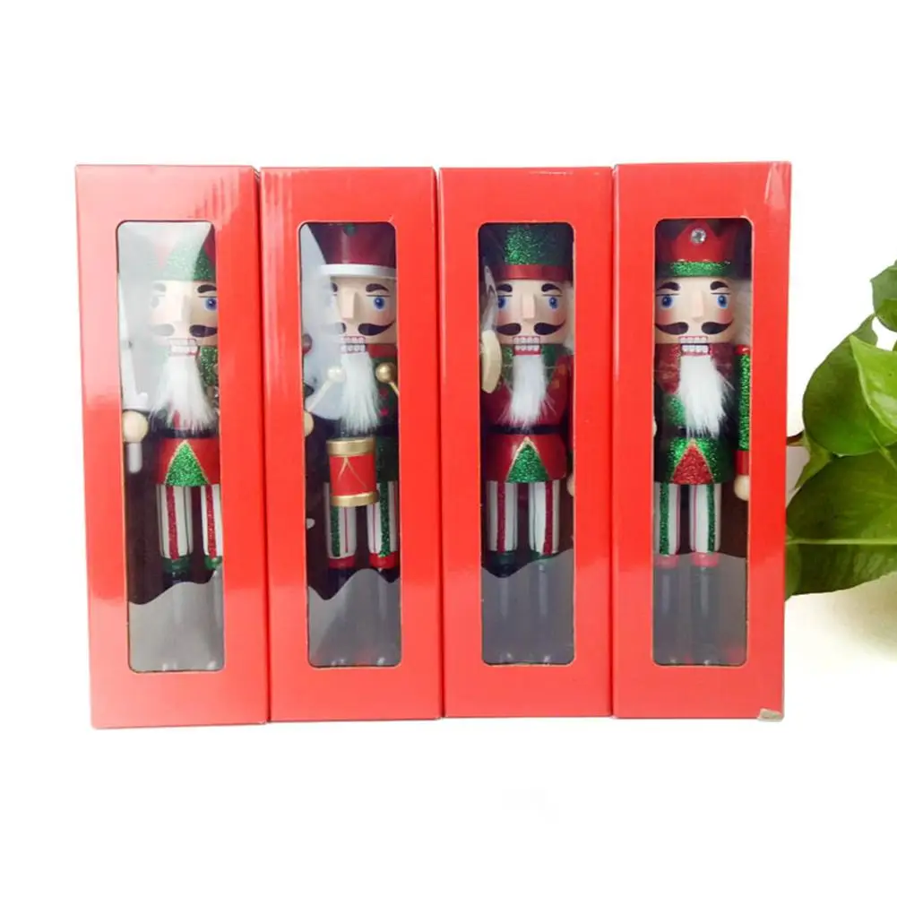 1PC 38CM Wooden Classic Nutcracker Soldier Puppet Decoration New Year Christmas Gift Figure Kids Toys | Игрушки и хобби