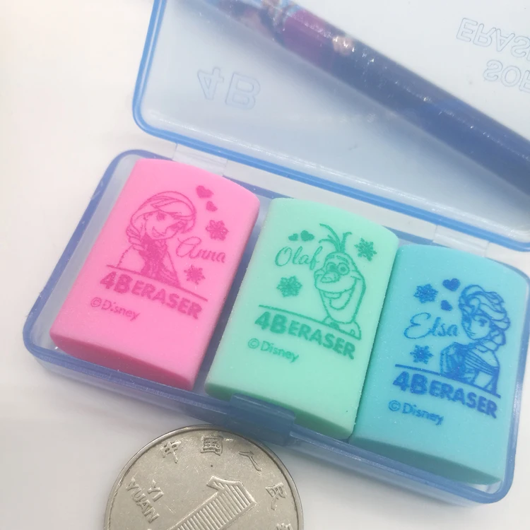 Замороженные коробки милый резиновый Дисней живопись и письма инструменты