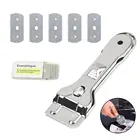 Многофункциональный скребок для стеклокерамической варочной панели, скребок для очистки с лезвием для духовки, инструменты для плиты, многофункциональный нож