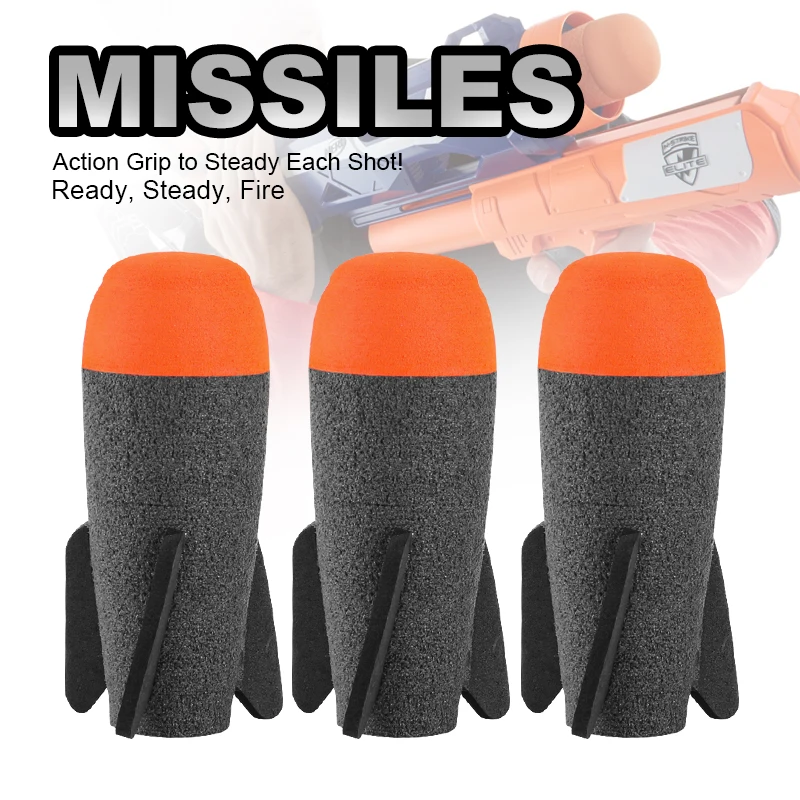 2 шт. черная ракета для мягкой ракеты Nerf NERF N-Strike модуль Blaster с элитной ракетой