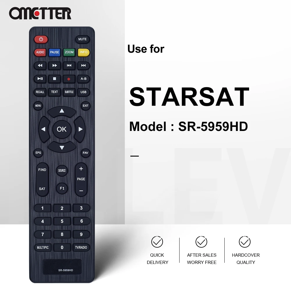 New Suitable for STARSAT 200hd Extreme 4k TV Remote Control SR-5959HD |