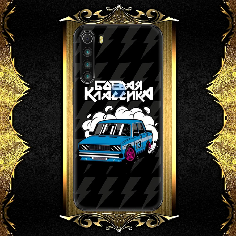 

Automobile LADA Car Logo Phone Case Cover Hull For XIAOMI Redmi 8 9 9C Note 6 7 8 9 9S K20 K30 K40 Pro Plus black Waterproof