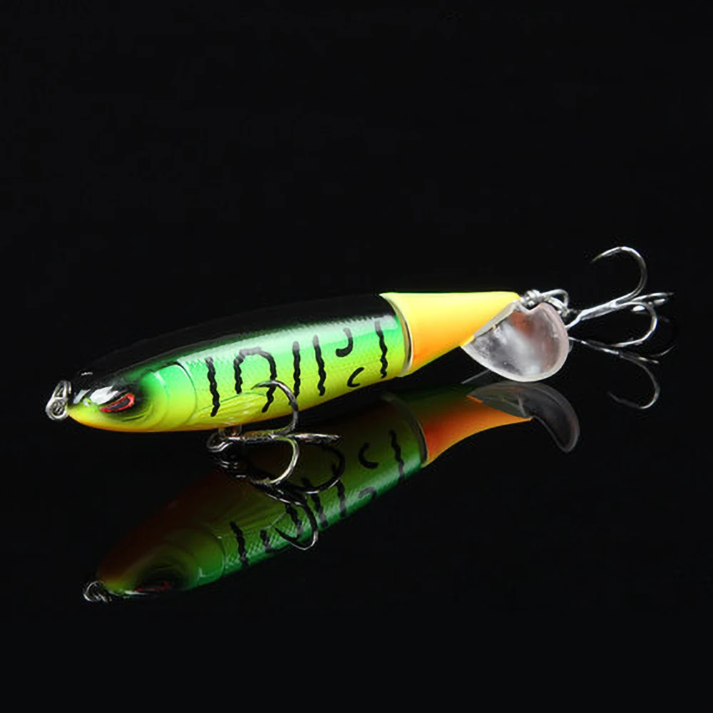 

1PC Whopper Plopper Fishing Lure 14cm/35g Crankbaits Fishing Lures Topwater Bait Flexible Soft Rotating Tail Pike Tackle Pesca