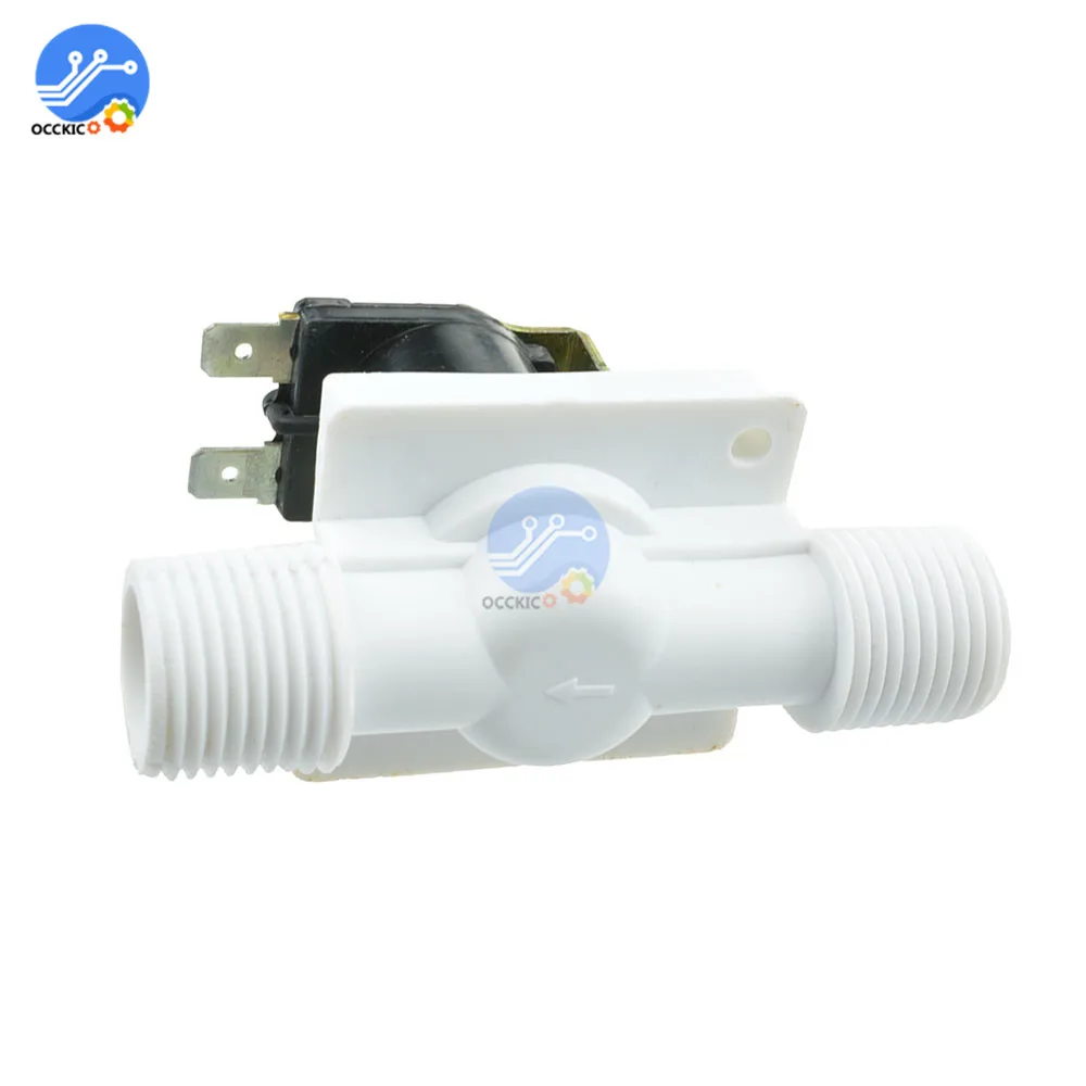 Пластиковый электромагнитный клапан 1/2 дюйма 220 В переменного тока магнитный