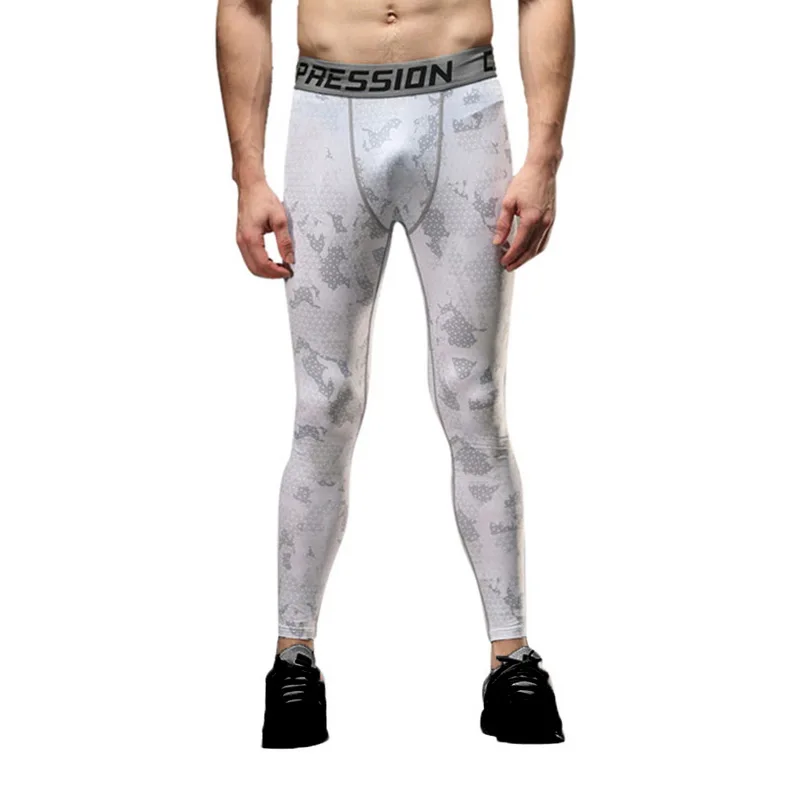 Camouflage 011 Vertvie, колготки для бега, мужские, для бега, Спортивные Леггинсы, для тренажерного зала, для фитнеса, компрессионные штаны, для упражнений, быстросохнущие брюки размера плюс, спортивная одежда - Цвет: Camouflage 011