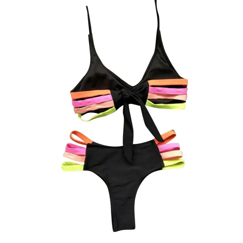 

Ladies Bikini 2PCS/Set Push Up Padded Swimming Bathing Costume Swimwear Swimsuit