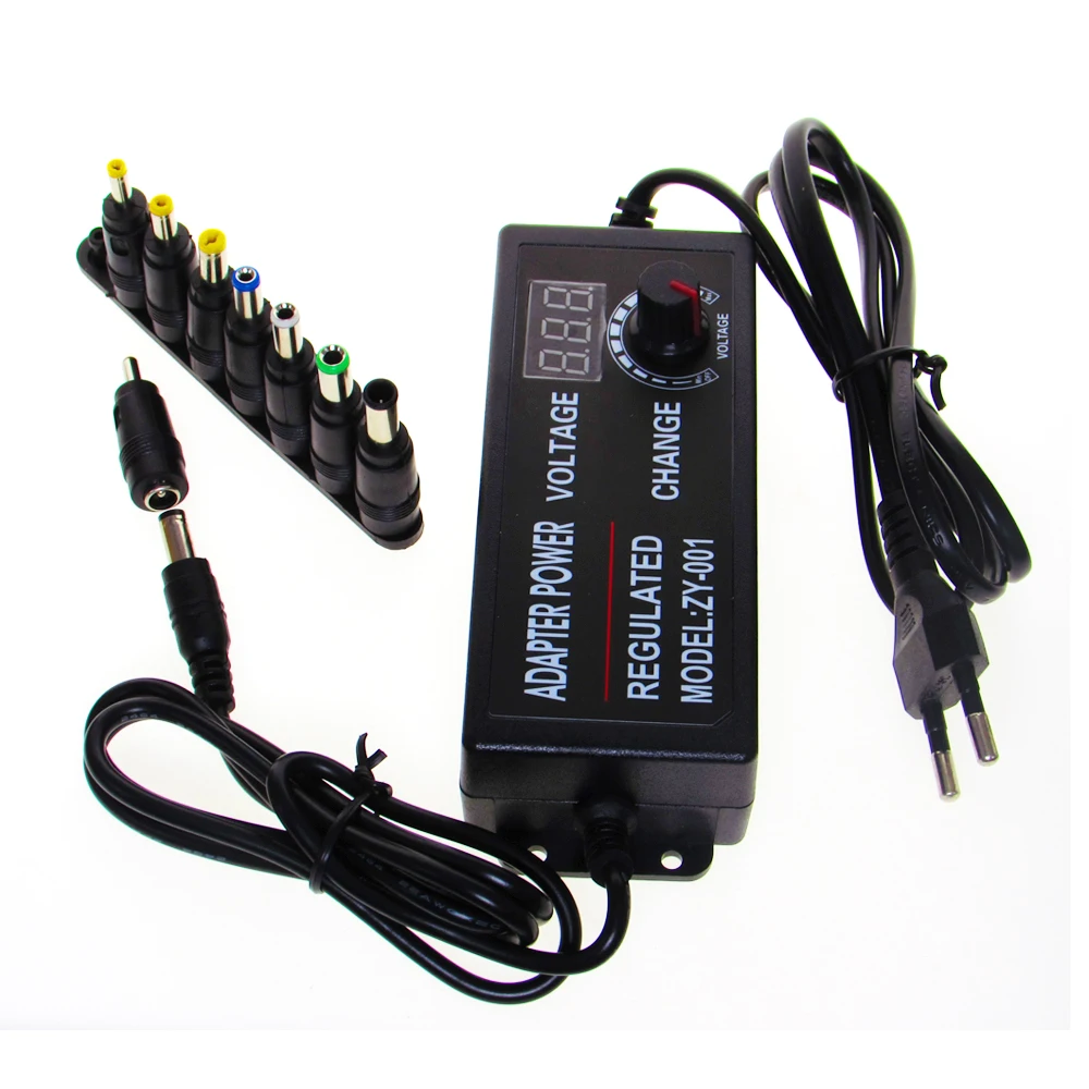 Fonte de Alimentação Transformador de Laboratório 220v a 12v Volts Ajustável 3v 5v 12v v 36v Tela ac dc 12 24
