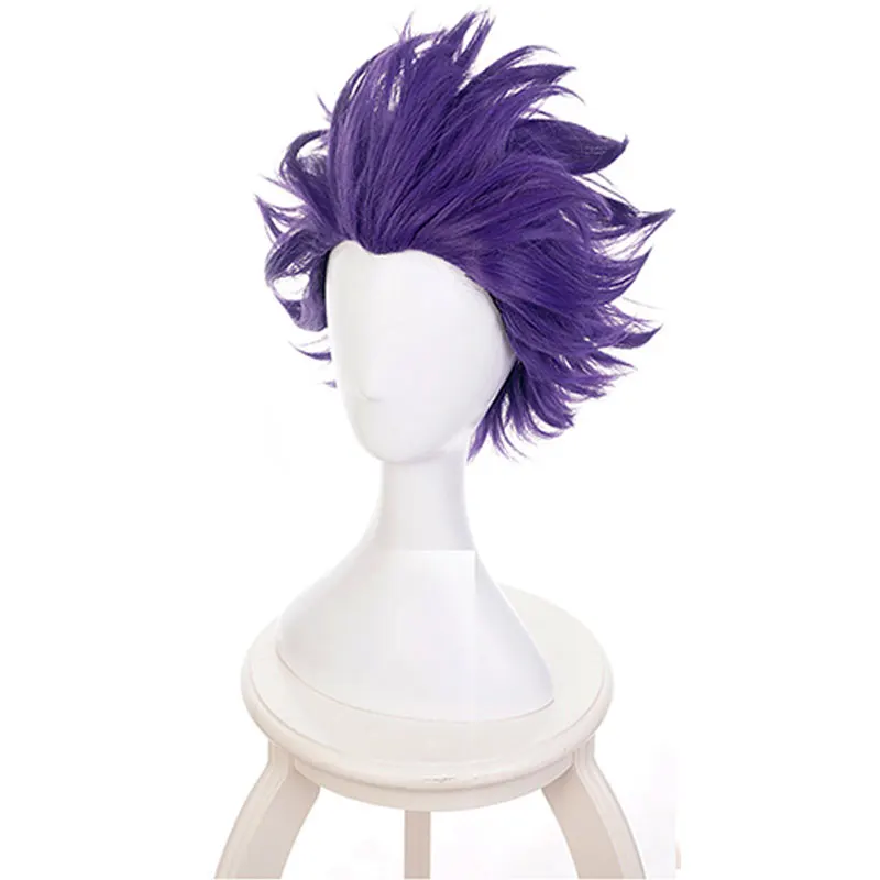Парик для косплея Boku No Hero моя геройская академия Shinsou Hitoshi Shinso короткие фиолетовые