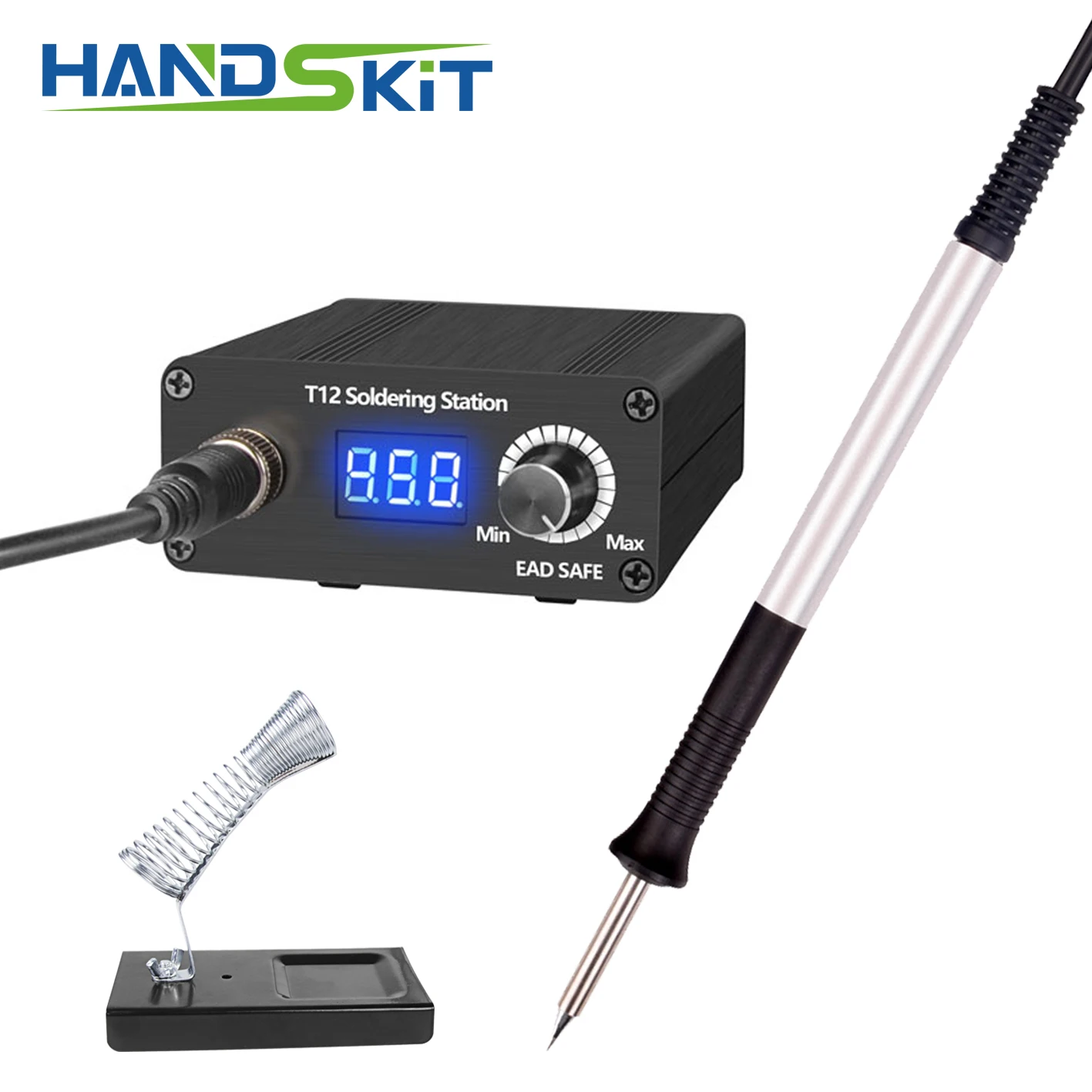 LED Station T12 90 Вт паяльная станция, печатная плата, цифровая паяльная станция, плата контроллера температуры, наборы для HAKKO 951 T12 ручка - Цвет: LED Station
