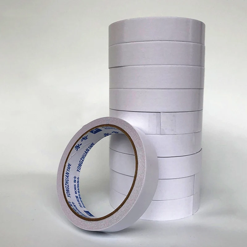 Сверхпрочная двусторонняя клейкая лента белый скотч 10 м хлопковая двухсторонняя