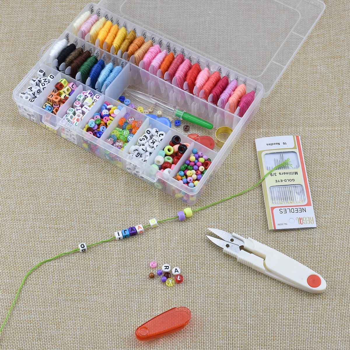 30 цветная вышивка нить Вышивка крестом комплект с нитью бобины шармы Дружба