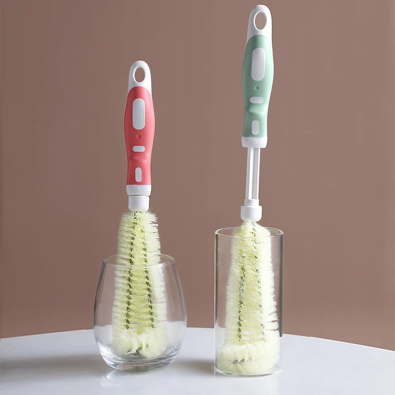 

Cup washing artifact no dead corner long handle gap hard hair bottle brush cleaning brush set small hair brush water cup brush