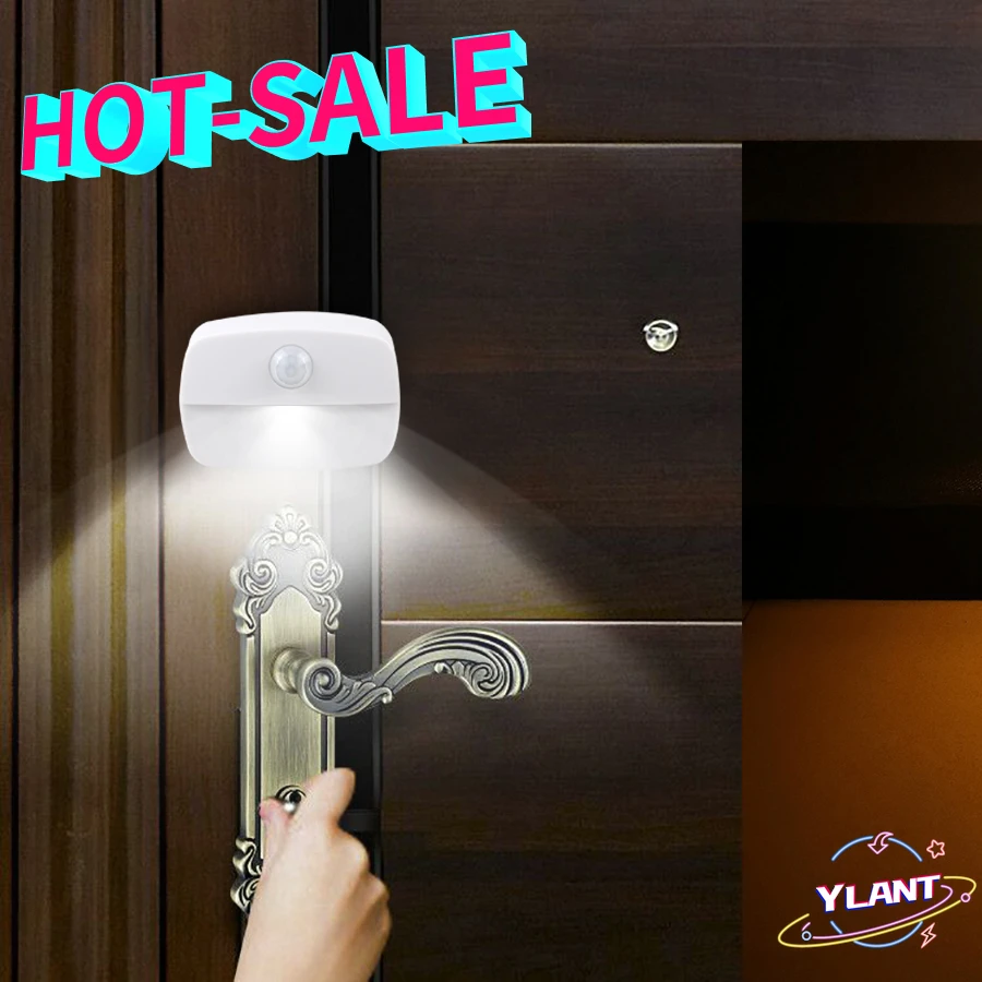 

Беспроводной светодиодный светильник с датчиком движения, на батарейках, 2020