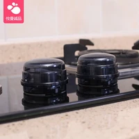 4 pieces baby safety lock clear safety stove and oven knob cover gas stove locks kitchen protection for kids