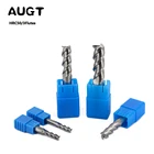 Фреза Концевая AUGT HRC50, твердосплавная фреза для обработки алюминия и меди, 3 канавки