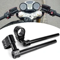 motorcycle cnc handlebar 43mm clamp clip for bmw r nine t r ninet pure 2014 2019 clip on ons racing adjustable fork handle bar