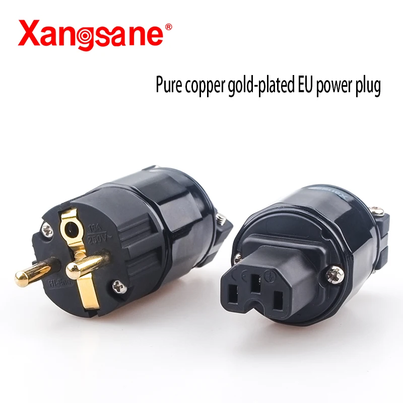 Xangsane FI 11 Hi Fi 1 комплект 24K позолоченный Мощность штепсельная вилка EU версия