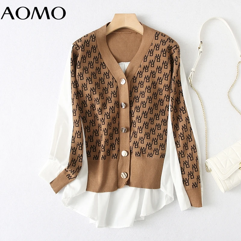 

Женский кардиган в стиле ретро, с рисунком