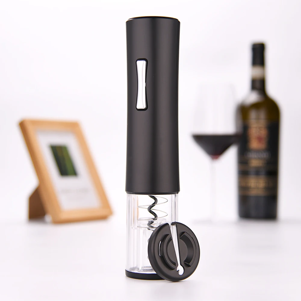 

Urallife Automatic Red Wine Bottle Opener With Foil Cutter Electric Can Opener Removable Corkscrew Household Kitchen Tool