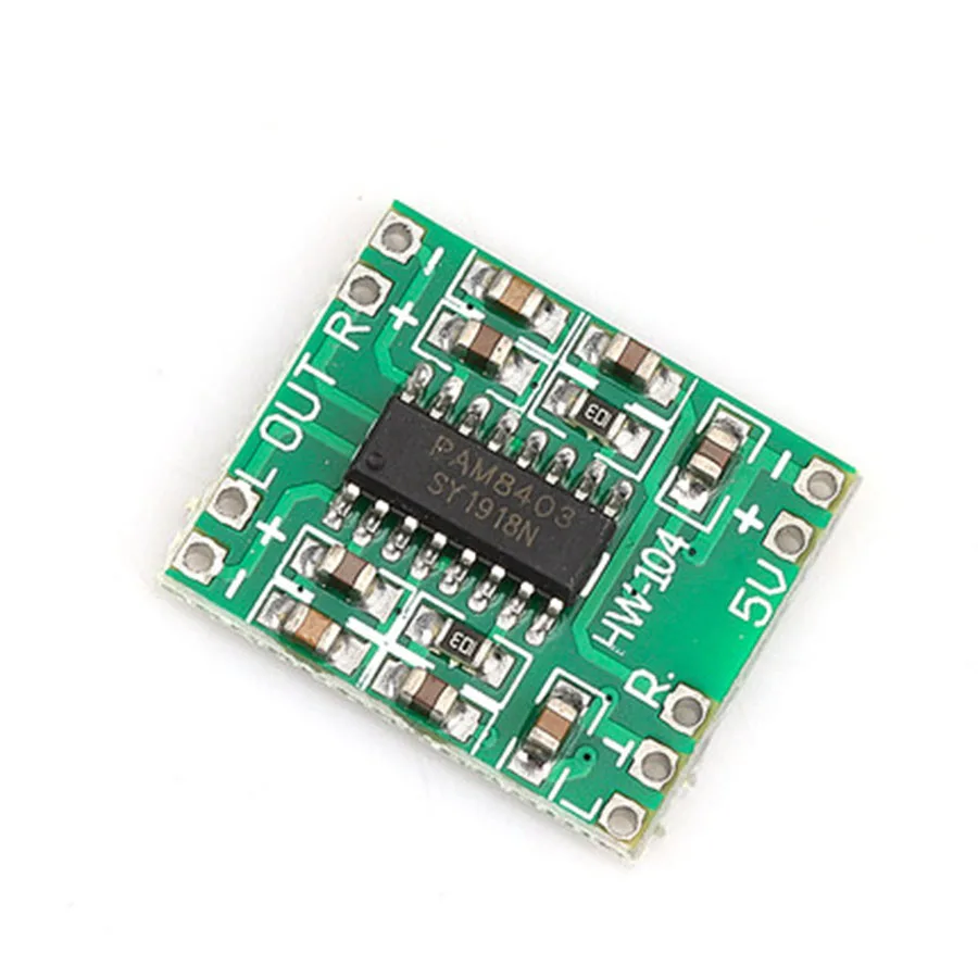 1 шт. 5 в микро-USB цифровой усилитель мощности разъем платы 2*3 Вт класс D пам8403