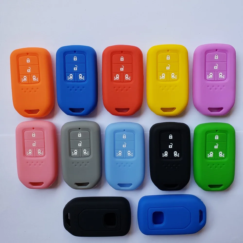 Чехол для брелка с ключом защитный силиконовый бесключевого доступа куртка Honda
