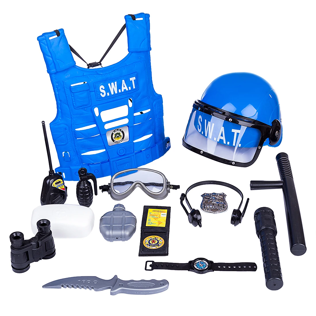 16 шт./компл. Детский комплект для ролевых игр имитация полицейского офицера