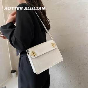 Solid Color Small Square Armpit Bag Fashion Women Leather Brand
Designer Vintage Handbag Trendy Shoulder Messenger Bags Tobobag 25.99
USD