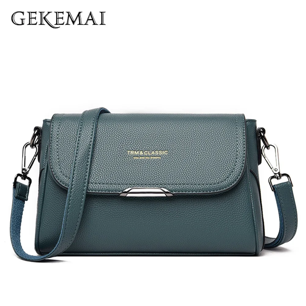 

Fashion Letter Design Women's Bag Luxury Designer Women Shoulder Bags High Quality PU Leather Ladies Messenger Bag Bolso Mujer