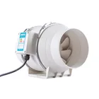 4-дюймовый вытяжной вентилятор, низкий уровень шума, Встроенный канал, гидропонный вентилятор, вытяжной вентилятор для дома, ванной комнаты, комнат для выращивания, вентиляционное отверстие