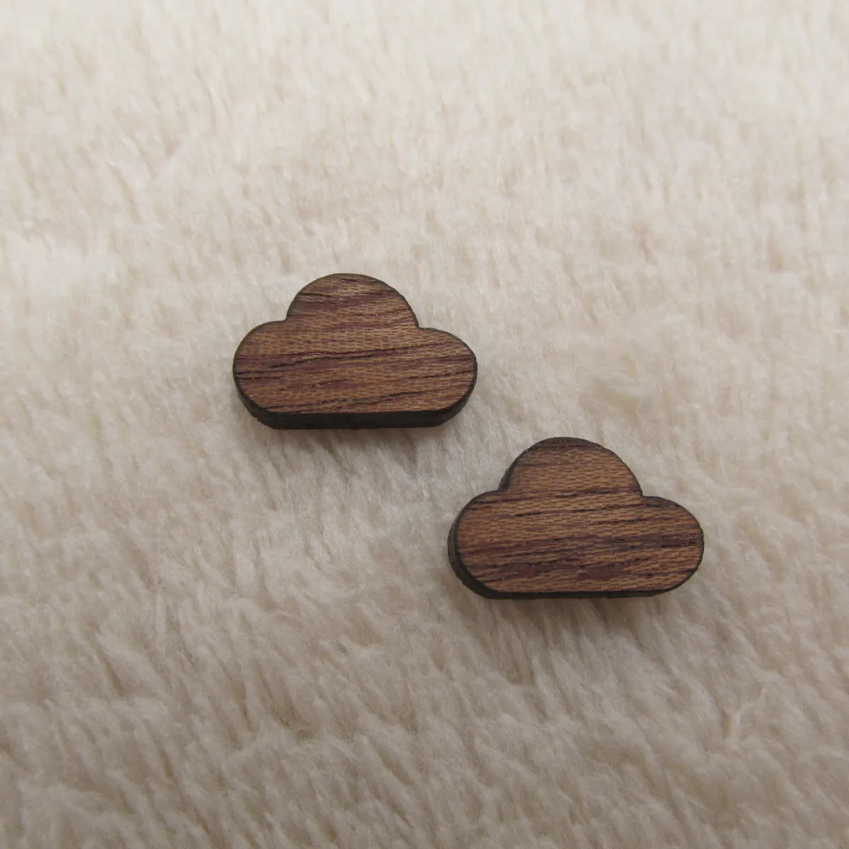 Маленькие деревянные молния облако дождь капля кабошон аксессуары