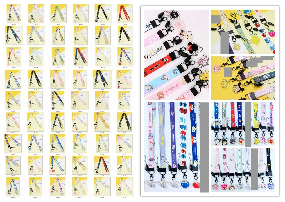 Новый аниме милый мультфильм акриловый кулон декольте ремешок ключ сертификат