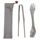 Титановые щипцы Lixada с инструментом для барбекю и пеших прогулок, 23 шт.