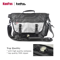 kanpasbetter 2021 mens messenger bag high quality with luminous compass and ykk zipper