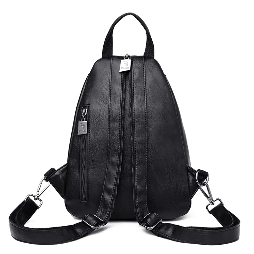 Лидер продаж 2019 женские кожаные рюкзаки винтажная сумка через плечо для
