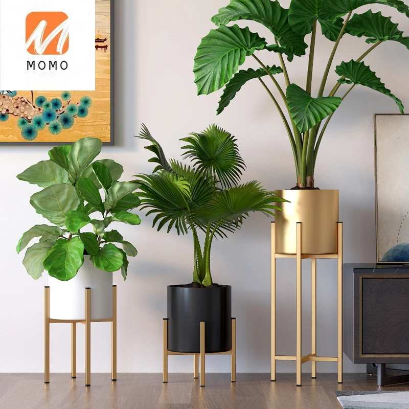 

Metal Plant Stand Flower Pots Stand Display Pots Holder Tray Display Rack for Home Garden