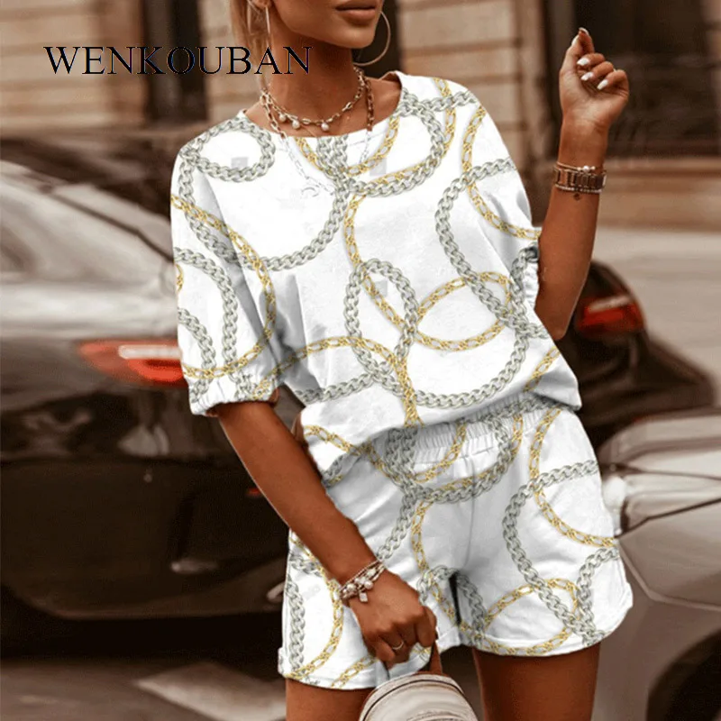 

Women 2 pieces Set Summer Tie Dye Tops and Biker Shorts Casual Two Piece Set Comfort Lounge Wear Female Sporty Fitness Tracksuit