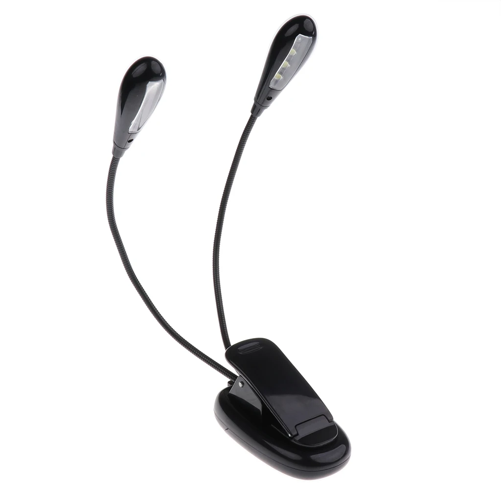 

8 LED Music Stand Light Music Score Lamp Clip-on Reading Light