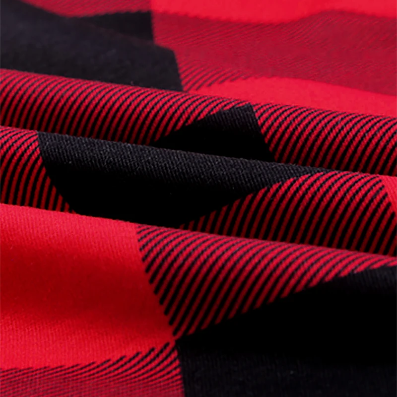 2021 Winter Adult Ladies Blank Red Plaid Pyjamas Sleepwear Long Sleeve Women Christmas Pajamas