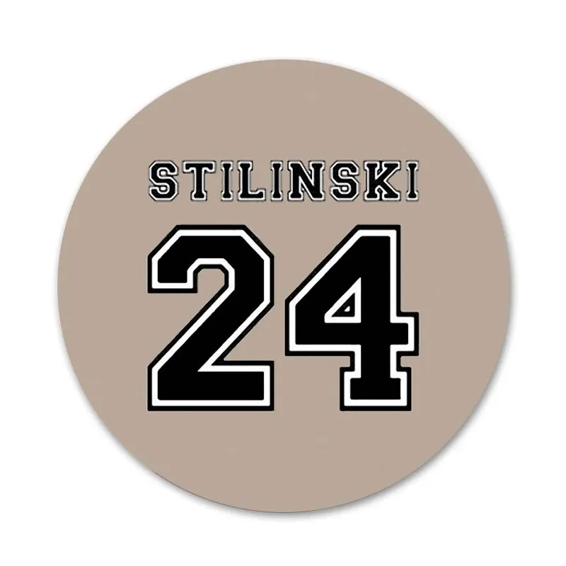 

New ArrivalTeen Wolf Stilinski 24 Badge Brooch Pin Accessories For Clothes Backpack Decoration gift