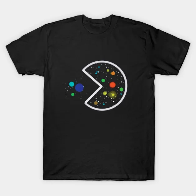 Мужская футболка space pacman женская | одежда