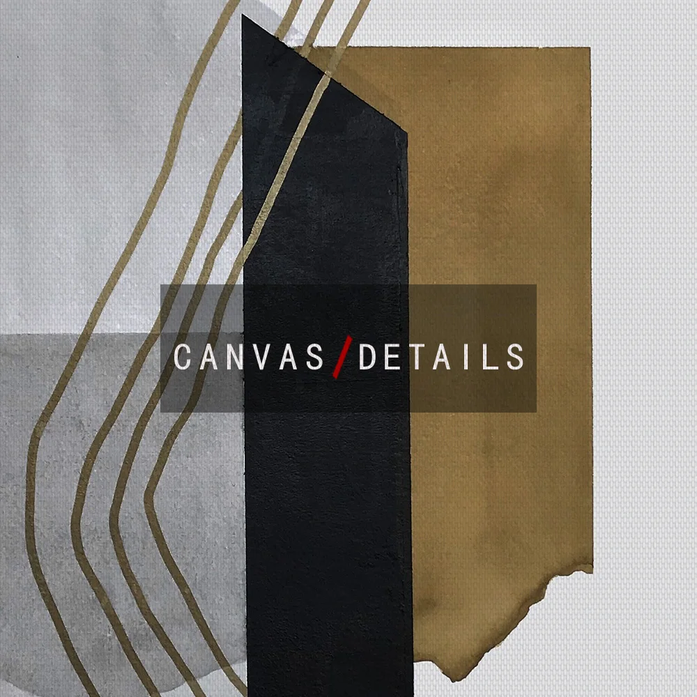 

Abstract Black and Dark Golden Color Geometry Posters Canvas Painting Wall Art Print for Living Room Interior Home Decor