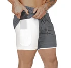 Шорты мужские короткие пляжные быстросохнущие, дизайнерские штаны с подкладкой для бега, дышащие тренировочные, Джоггеры для спортзала