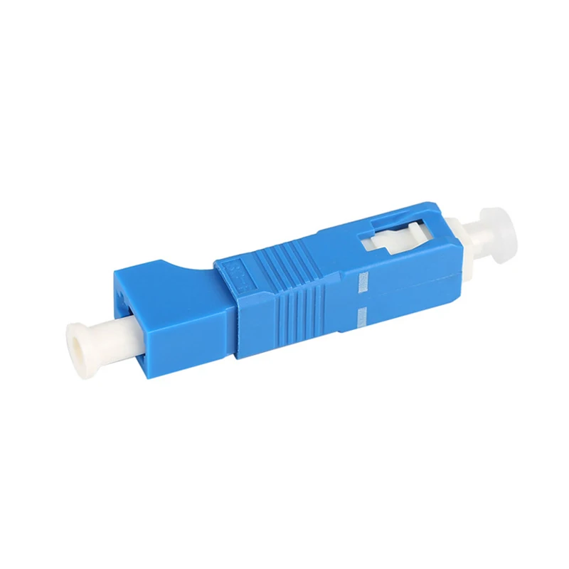 

10Pcs SC Male to LC Female Fiber Optic Adapter SC-LC Hybrid Optical Adaptor
