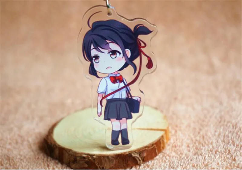 Новый аниме мультфильм Kimi no Na wa ваше имя мицуха миямизу акриловый брелок косплей