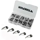 Набор рыболовных удочек 90 шт., 1,6 #-3,2 #, направляющие наконечники топы из нержавеющей стали, керамическое кольцо, рыболовные удочки, кончики стержней