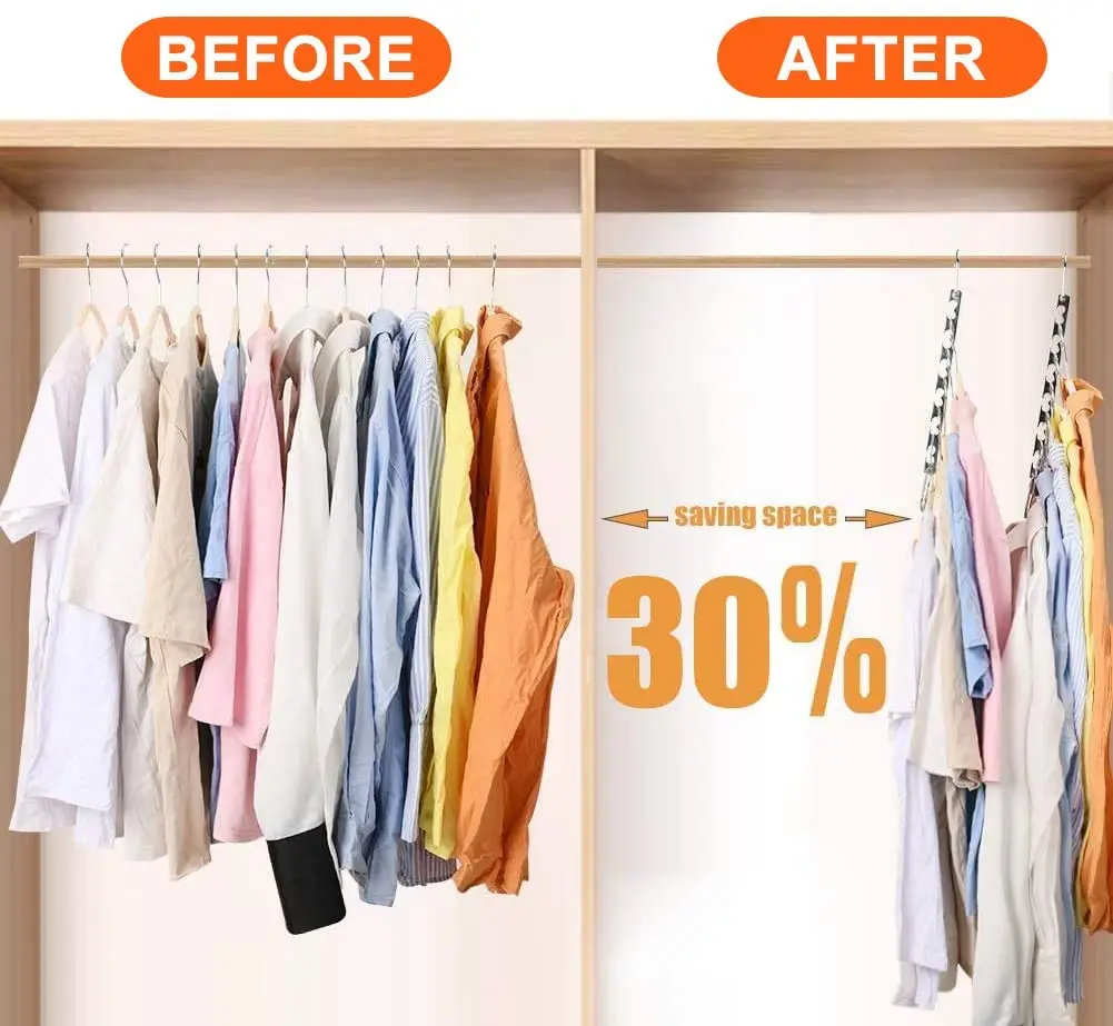 1шт Многофункциональные металлические вешалки для экономии места в гардеробе, органайзер для одежды для общежития или спальни.