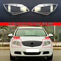 car front headlight lens cover lampshade glass lampcover caps headlamp shell for buick excelle gt sedan 2009 2014